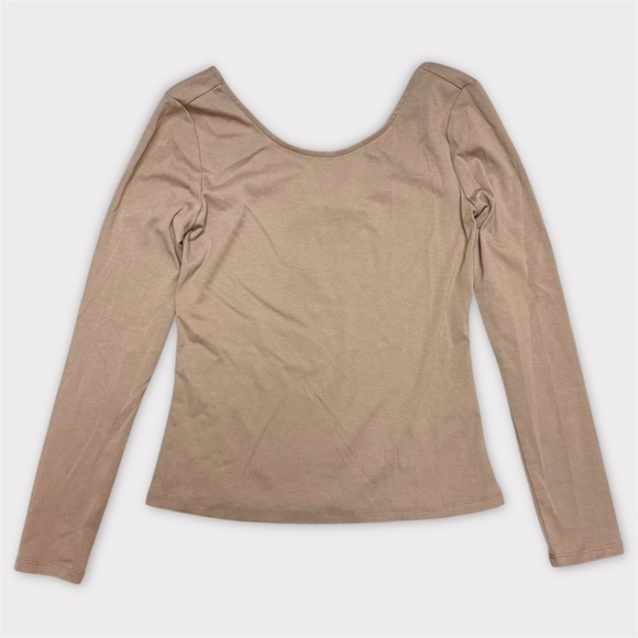 Banana Republic Set of 3 Long Sleeve Scoop Neck Low Back Tee Tops NWT - Picture 5 of 8